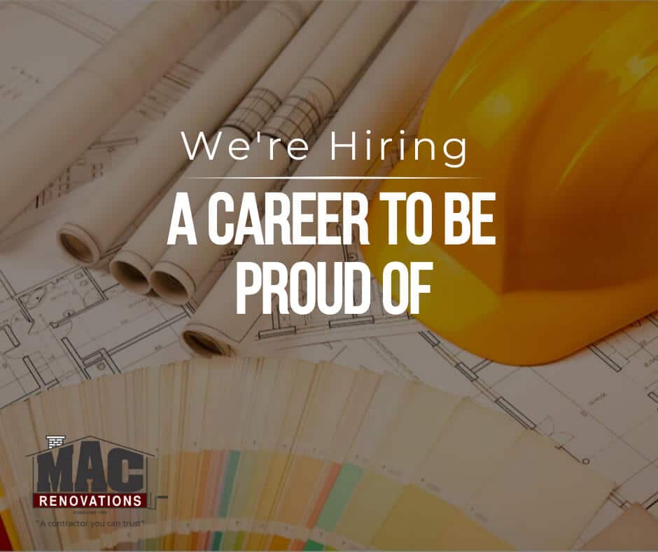 2nd, 3rd and 4th Year Carpentry Apprentice ready to join the MAC Renovations Team | MAC Renovations - Victoria's Trusted Renovation Team